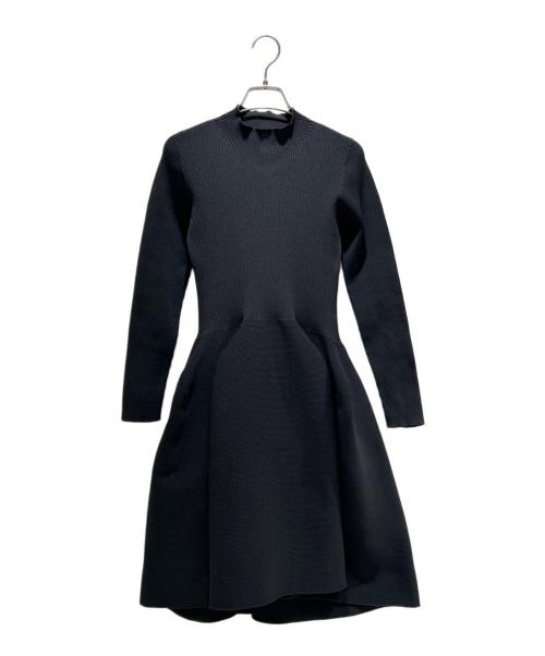 CFCL（シーエフシーエル）CFCL (シーエフシーエル) POTTERY LONG SLEEVE MINI DRESS ブラック サイズ:3の古着・服飾アイテム