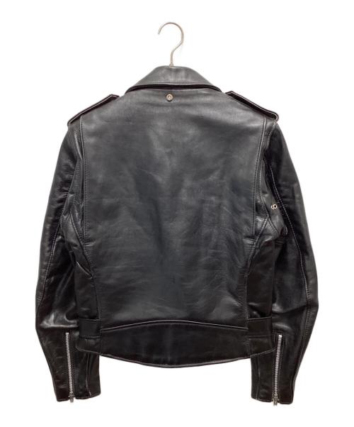 PERFECTO by Schott（パーフェクト バイ ショット）perfecto by schott (パーフェクト バイ ショット) 618ダブルライダースジャケット ブラック サイズ:36の古着・服飾アイテム