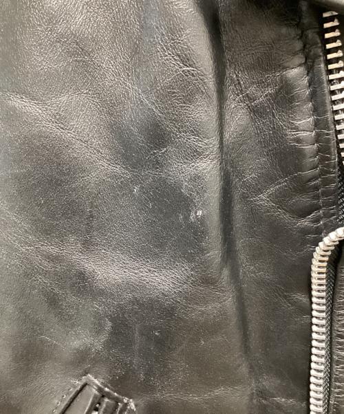 PERFECTO by Schott（パーフェクト バイ ショット）perfecto by schott (パーフェクト バイ ショット) 618ダブルライダースジャケット ブラック サイズ:36の古着・服飾アイテム