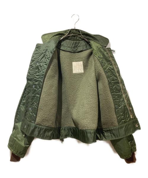 U'S NAVY（アメリカ海軍）U'S NAVY (アメリカ海軍) A-1 DECK JACKET カーキ サイズ:Mの古着・服飾アイテム