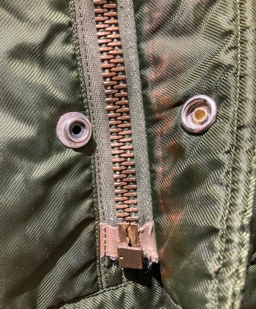 U'S NAVY（アメリカ海軍）U'S NAVY (アメリカ海軍) A-1 DECK JACKET カーキ サイズ:Mの古着・服飾アイテム