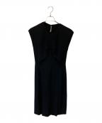 PRADAプラダ）の古着「ドレープワンピース」｜ブラック