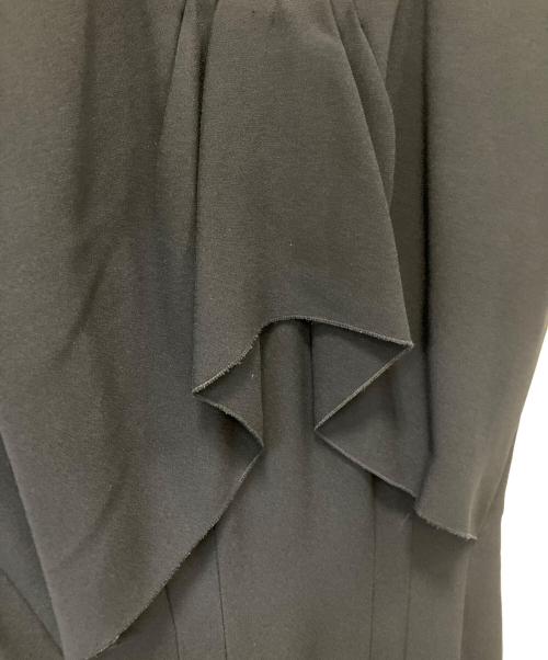 PRADA（プラダ）PRADA (プラダ) ドレープワンピース ブラック サイズ:40の古着・服飾アイテム