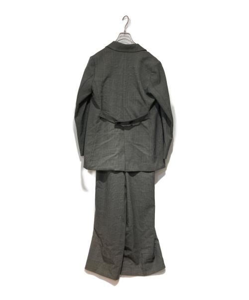 LOUNIE（ルーニー）LOUNIE (ルーニー) ウール調グレンチェックストレッチコンビネゾン グレー サイズ:36の古着・服飾アイテム
