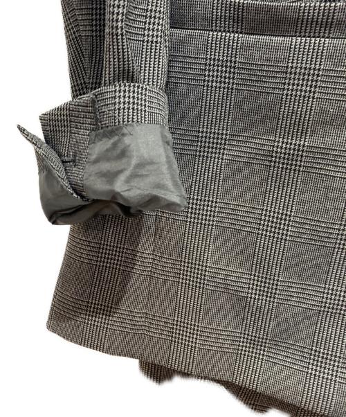 LOUNIE（ルーニー）LOUNIE (ルーニー) ウール調グレンチェックストレッチコンビネゾン グレー サイズ:36の古着・服飾アイテム
