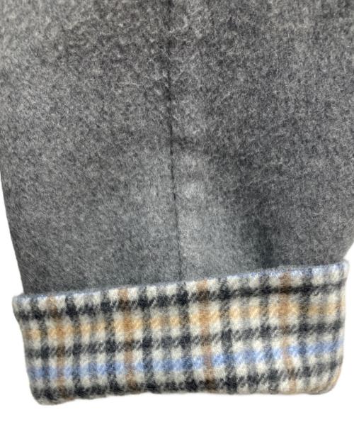 ETRO（エトロ）ETRO (エトロ) ウールカシミヤフーデッドジャケット グレー サイズ:40の古着・服飾アイテム