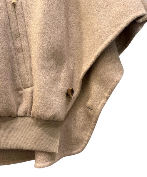 MaxMara（マックスマーラ）MaxMara (マックスマーラ) Leticia/カシミヤケープ ベージュ サイズ:SMの古着・服飾アイテム