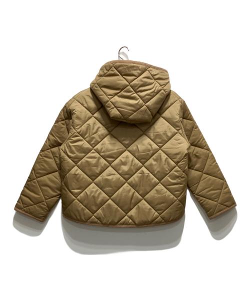 LAVENHAM（ラベンハム）LAVENHAM (ラベンハム) ビッグ キルト ジップド クレイドン キャメル サイズ:36の古着・服飾アイテム
