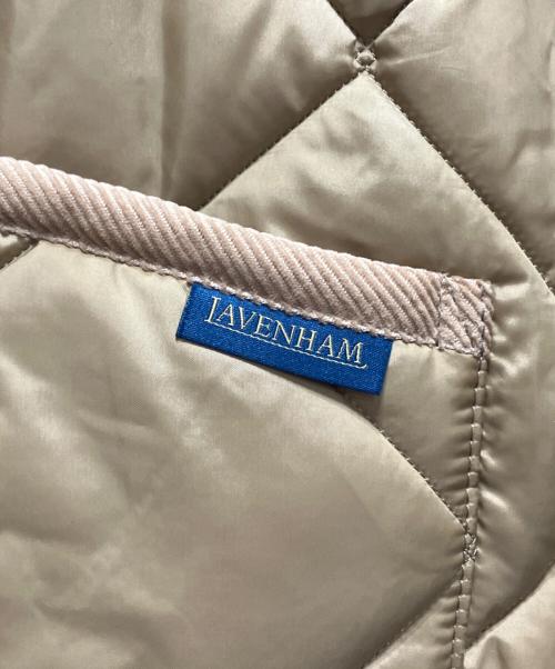LAVENHAM（ラベンハム）LAVENHAM (ラベンハム) ビッグ キルト ジップド クレイドン キャメル サイズ:36の古着・服飾アイテム