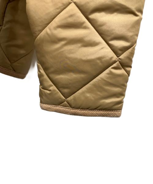 LAVENHAM（ラベンハム）LAVENHAM (ラベンハム) ビッグ キルト ジップド クレイドン キャメル サイズ:36の古着・服飾アイテム