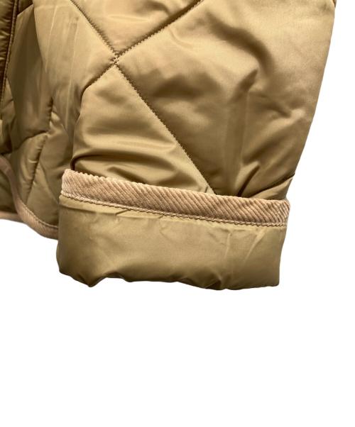LAVENHAM（ラベンハム）LAVENHAM (ラベンハム) ビッグ キルト ジップド クレイドン キャメル サイズ:36の古着・服飾アイテム