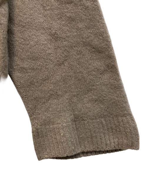 ATON（エイトン）ATON (エイトン) ファーカシミヤカーディガン グレージュ サイズ:02の古着・服飾アイテム