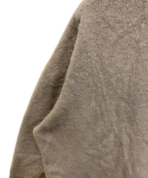 ATON（エイトン）ATON (エイトン) ファーカシミヤカーディガン グレージュ サイズ:02の古着・服飾アイテム