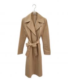 MADISON BLUE（マディソンブルー）の古着「ベルテッドトレンチコート」｜ベージュ