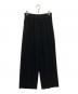 BEARDSLEY（ビアズリー）の古着「ウエストギャザーワイドパンツ」｜ブラック