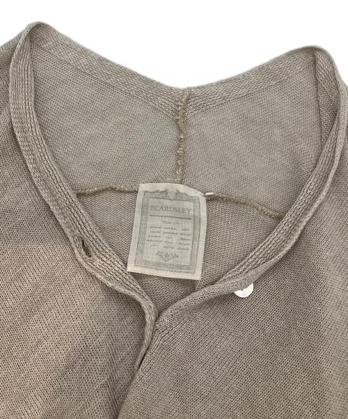 BEARDSLEY（ビアズリー）BEARDSLEY (ビアズリー) リネンショートカーディガン ベージュ サイズ:Fの古着・服飾アイテム