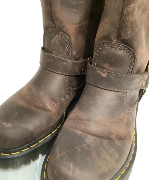 Dr.Martens（ドクターマーチン）Dr.Martens (ドクターマーチン) ANISTONE HI/アニストン ハイ ブラウン サイズ:6の古着・服飾アイテム