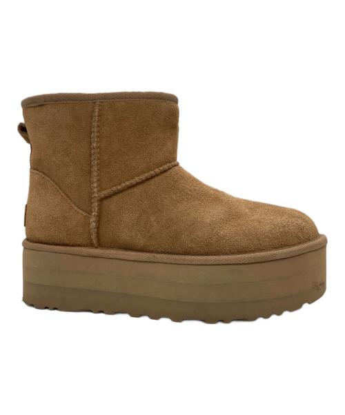 UGG（アグ）UGG (アグ) CLASSIC MINI PLATFORM ベージュ サイズ:25の古着・服飾アイテム