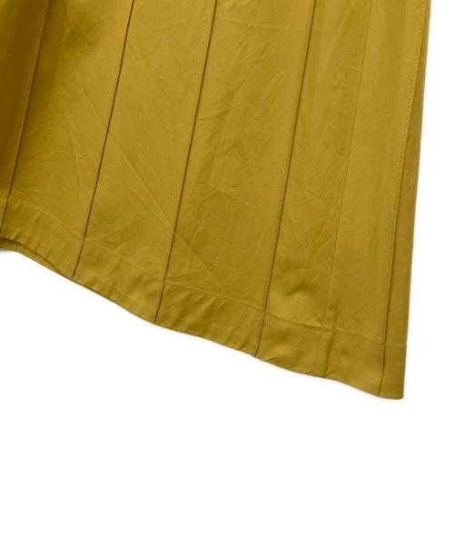 MARGARET HOWELL（マーガレットハウエル）MARGARET HOWELL (マーガレットハウエル) SOFT COMPACT COTTON SKIRT イエロー サイズ:SIZE 2の古着・服飾アイテム