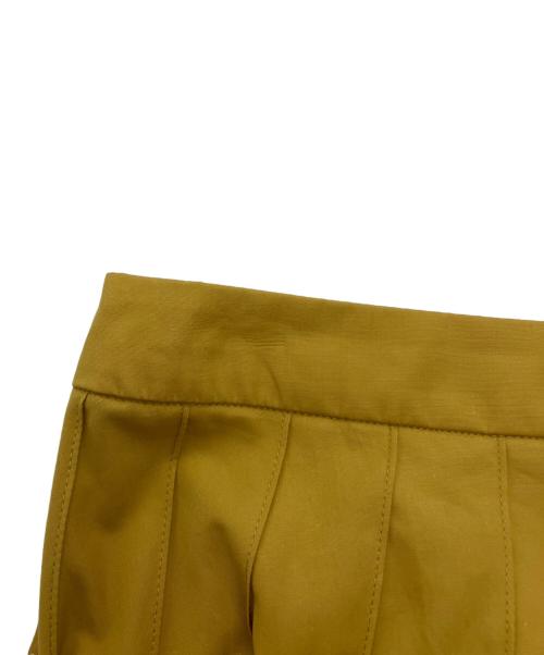 MARGARET HOWELL（マーガレットハウエル）MARGARET HOWELL (マーガレットハウエル) SOFT COMPACT COTTON SKIRT イエロー サイズ:SIZE 2の古着・服飾アイテム