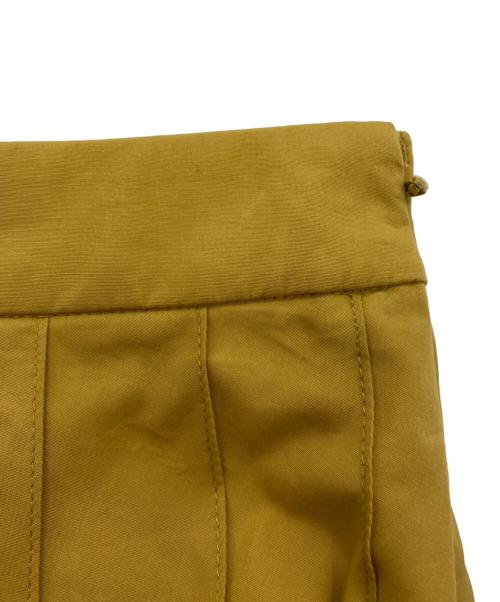 MARGARET HOWELL（マーガレットハウエル）MARGARET HOWELL (マーガレットハウエル) SOFT COMPACT COTTON SKIRT イエロー サイズ:SIZE 2の古着・服飾アイテム