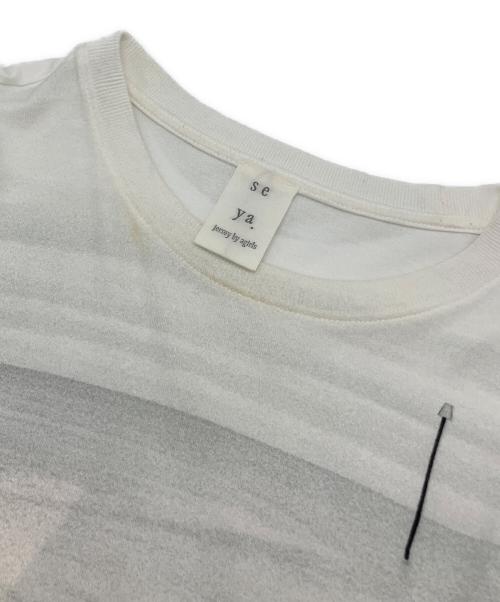 seya.（セヤ）seya. (セヤ) ロングスリーブカットソー ホワイト サイズ:2の古着・服飾アイテム