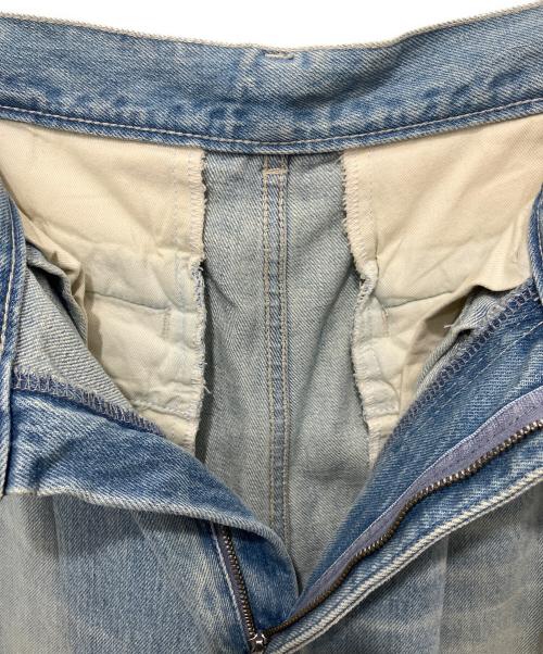 Graphpaper（グラフペーパー）Graphpaper (グラフペーパー) Selvage Denim Two Tuck Pants インディゴ サイズ:SIZE0の古着・服飾アイテム