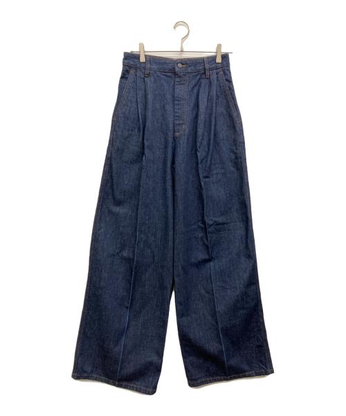 KALLMEYER（カルメイヤー）KALLMEYER (カルメイヤー) WIDE LEG JEAN インディゴ サイズ:W6 L32 未使用品の古着・服飾アイテム