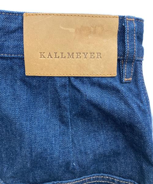 KALLMEYER（カルメイヤー）KALLMEYER (カルメイヤー) WIDE LEG JEAN インディゴ サイズ:W6 L32 未使用品の古着・服飾アイテム