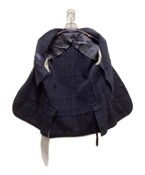 POLO RALPH LAUREN（ポロ・ラルフローレン）POLO RALPH LAUREN (ポロ・ラルフローレン) ウールアルパカテーラードジャケット ネイビー サイズ:38Sの古着・服飾アイテム