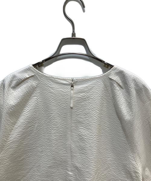 AMACA（アマカ）AMACA (アマカ) コットンサッカープルオーバーブラウス アイボリー サイズ:40の古着・服飾アイテム