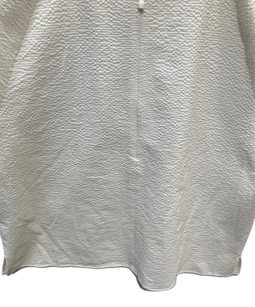 AMACA（アマカ）AMACA (アマカ) コットンサッカープルオーバーブラウス アイボリー サイズ:40の古着・服飾アイテム