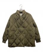 RIM.ARKリムアーク）の古着「Double breasted stole down CT」｜カーキ