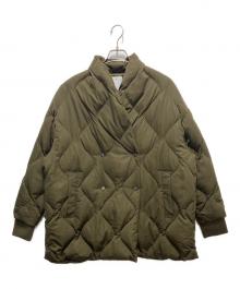 RIM.ARK（リムアーク）の古着「Double breasted stole down CT」｜カーキ