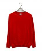 GGGジージージー）の古着「Wool Balancircular Dolman Sleeve Knit Pull Over」｜レッド