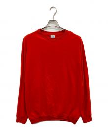 GGG（ジージージー）の古着「Wool Balancircular Dolman Sleeve Knit Pull Over」｜レッド