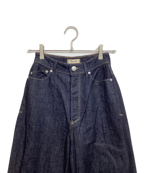 YANUK（ヤヌーク）YANUK (ヤヌーク) ルーズストレート JOAN デニムパンツ インディゴ サイズ:23の古着・服飾アイテム