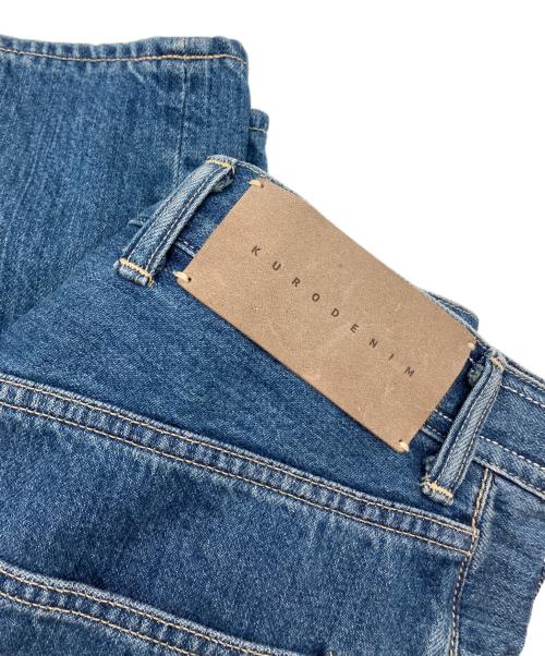 kurodenim（クロデニム）kurodenim (クロデニム) SALON (サロン) 別注CROSS DENIM PANTS インディゴ サイズ:SIZE25 未使用品の古着・服飾アイテム