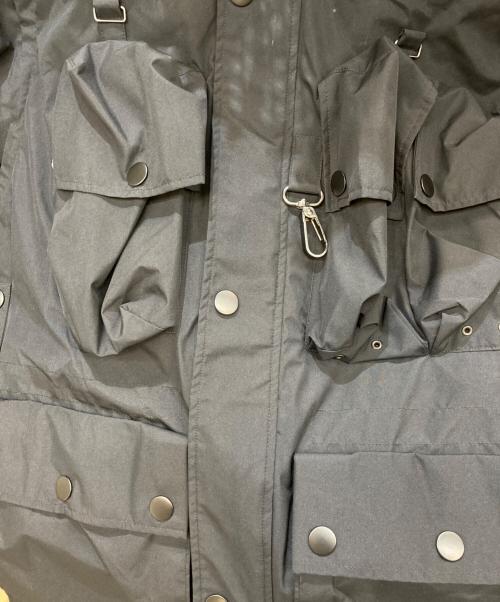 YOKE（ヨーク）YOKE (ヨーク) +PHENIX (プラスフェニックス) MULTI POCKETS DETACHABLE UTILITY BLOUSON ブラック サイズ:2の古着・服飾アイテム