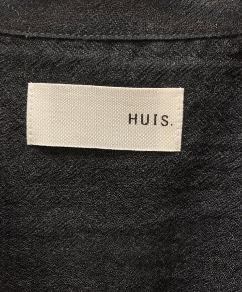 HUIS.（ハウス）HUIS. (ハウス) ウォッシャブルウールワイドブラウス ブラック サイズ:Freeの古着・服飾アイテム