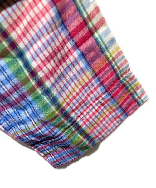 RALPH LAUREN（ラルフローレン）RALPH LAUREN (ラルフローレン) チェックシャツワンピース ピンク サイズ:Ｌの古着・服飾アイテム
