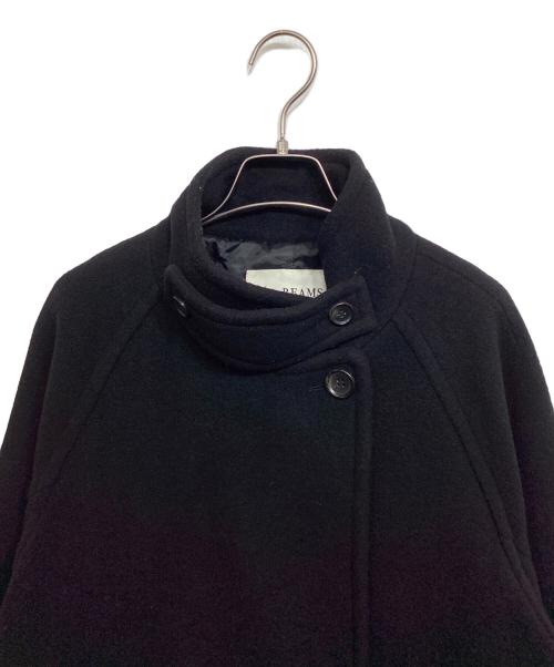 RAY BEAMS（レイ ビームス）RAY BEAMS (レイ ビームス) スタンドカラー ロング コート ブラック サイズ:Freeの古着・服飾アイテム