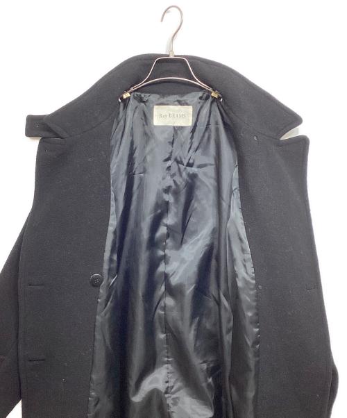 RAY BEAMS（レイ ビームス）RAY BEAMS (レイ ビームス) スタンドカラー ロング コート ブラック サイズ:Freeの古着・服飾アイテム