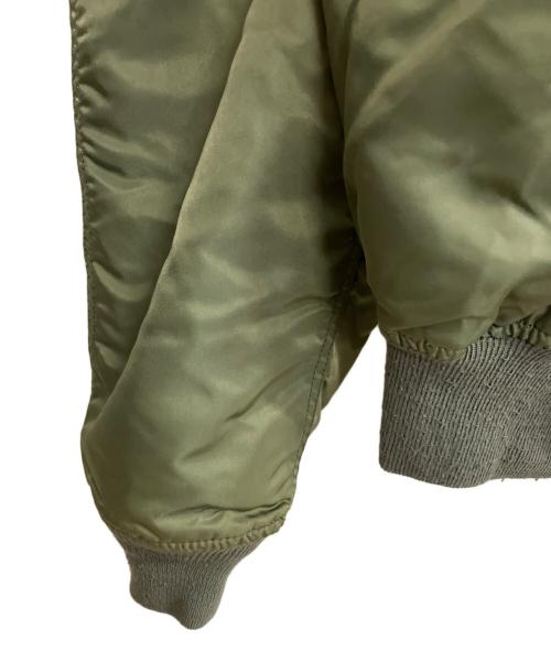 ALPHA INDUSTRIES（アルファインダストリーズ）ALPHA INDUSTRIES (アルファインダストリーズ) ATTACHED HOOD N-2B グリーン サイズ:MEDIUMの古着・服飾アイテム