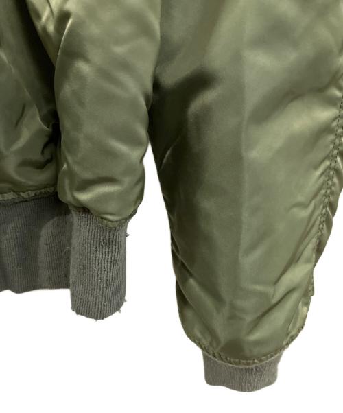 ALPHA INDUSTRIES（アルファインダストリーズ）ALPHA INDUSTRIES (アルファインダストリーズ) ATTACHED HOOD N-2B グリーン サイズ:MEDIUMの古着・服飾アイテム