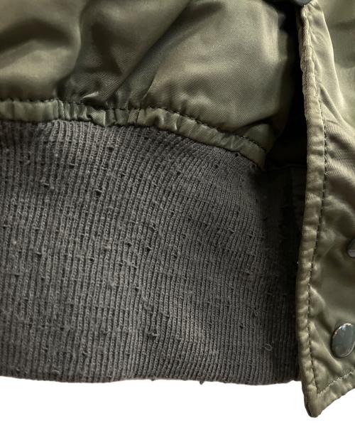ALPHA INDUSTRIES（アルファインダストリーズ）ALPHA INDUSTRIES (アルファインダストリーズ) ATTACHED HOOD N-2B グリーン サイズ:MEDIUMの古着・服飾アイテム