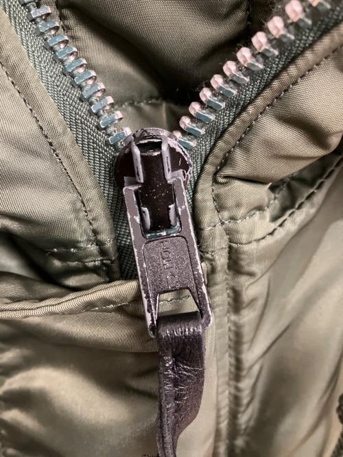 ALPHA INDUSTRIES（アルファインダストリーズ）ALPHA INDUSTRIES (アルファインダストリーズ) ATTACHED HOOD N-2B グリーン サイズ:MEDIUMの古着・服飾アイテム