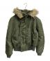 ALPHA INDUSTRIES（アルファインダストリーズ）の古着「ATTACHED HOOD N-2B」｜グリーン