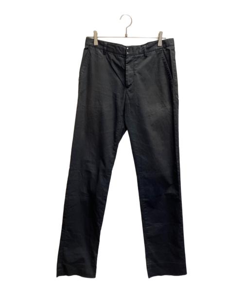Maison Margiela（メゾンマルジェラ）Maison Margiela (メゾンマルジェラ) コットンリネンパンツ ブラック サイズ:46の古着・服飾アイテム