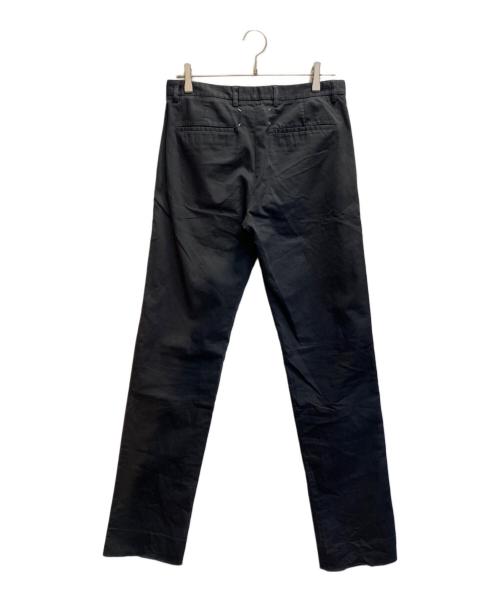 Maison Margiela（メゾンマルジェラ）Maison Margiela (メゾンマルジェラ) コットンリネンパンツ ブラック サイズ:46の古着・服飾アイテム